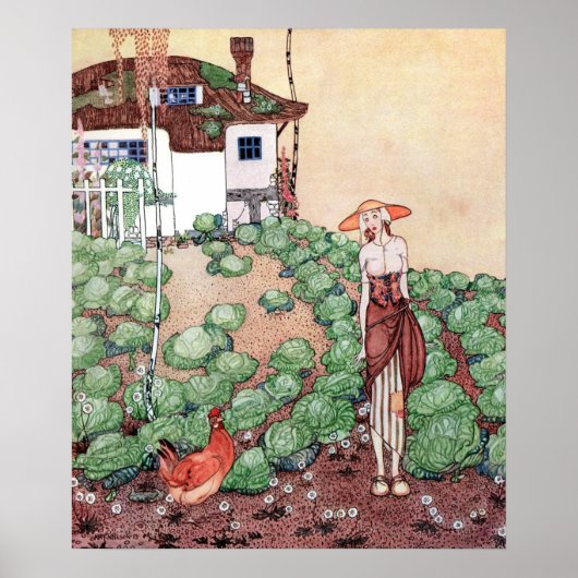 Poster L'histoire de Hen par Kay Nielsen (Devant)