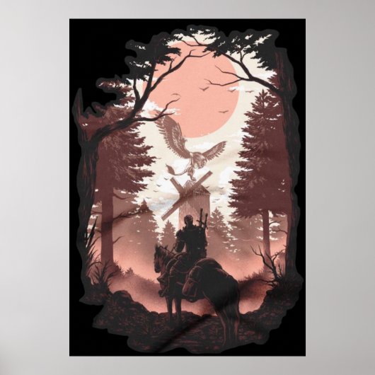 Poster L'histoire de la chasse sauvage Witcher (Devant)