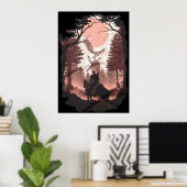 Poster L'histoire de la chasse sauvage Witcher (Bureau à domicile)