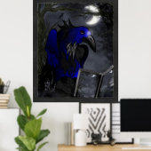 Poster L'histoire d'un corbeau L'art populaire gothique (Bureau à domicile)