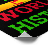 Poster L'histoire noire est l'histoire mondiale (2) (Coin)