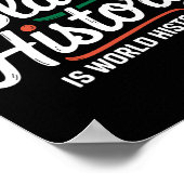 Poster L'histoire noire est l'histoire mondiale Mois de l (Coin)