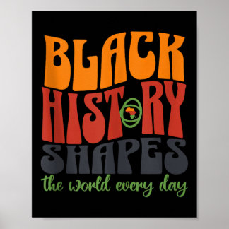 Poster L'Histoire Noire Façonne Le Monde Chaque Jour De L