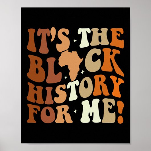 Poster L'histoire noire pour moi Mois de l'histoire noire (Devant)