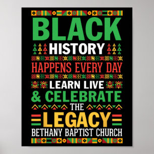 Poster L'histoire noire se produit chaque jour Apprenez l