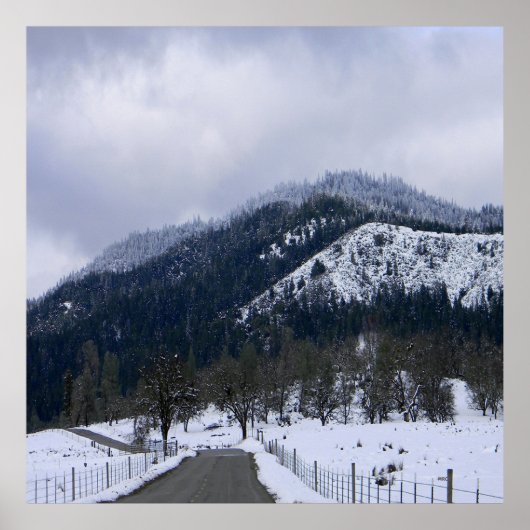 Poster L'hiver à la campagne.... (Devant)