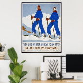 Poster L'hiver à New York (Bureau à domicile)