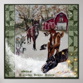 Poster L'hiver à Walking Horse Ranch (Devant)