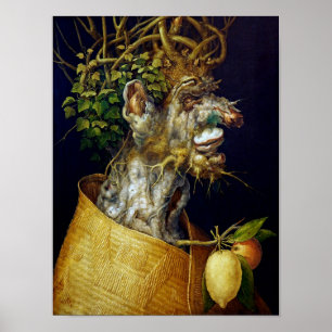 Poster L'hiver, Arcimboldo