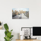 Poster L'hiver au château de Windsor par Farida Greenfiel (Bureau à domicile)