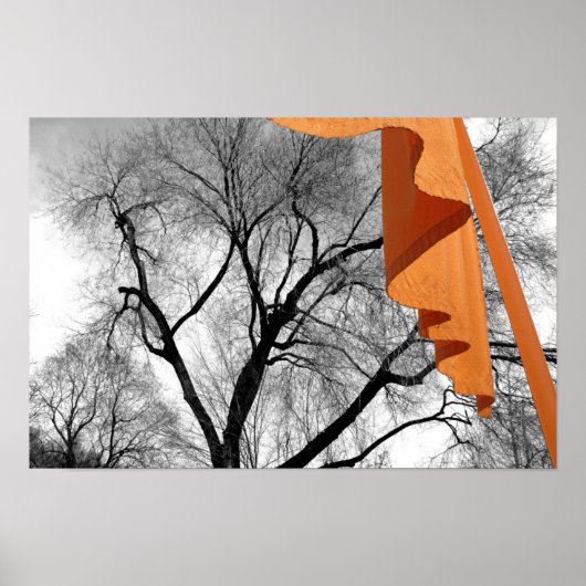 Poster L'hiver dans le parc (Devant)