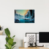 Poster L'hiver dans le vide aquatique (Bureau à domicile)