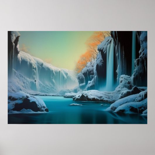 Poster L'hiver dans le vide aquatique (Devant)