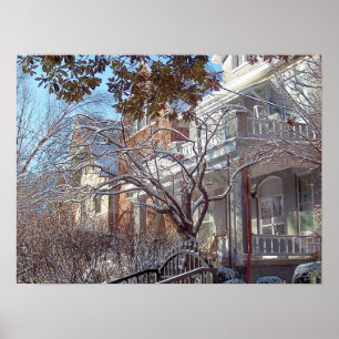 Poster L'hiver dans le Vieux Louisville