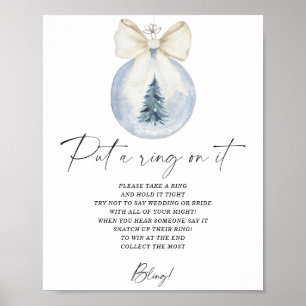 Poster L'hiver met une bague sur l'affiche du jeu
