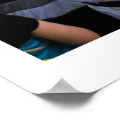 Poster L'Homme au Chapeau Blanc (Coin)