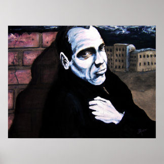 Poster L'homme au mur