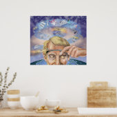 Poster L'homme avec la fermeture éclair (Cuisine)