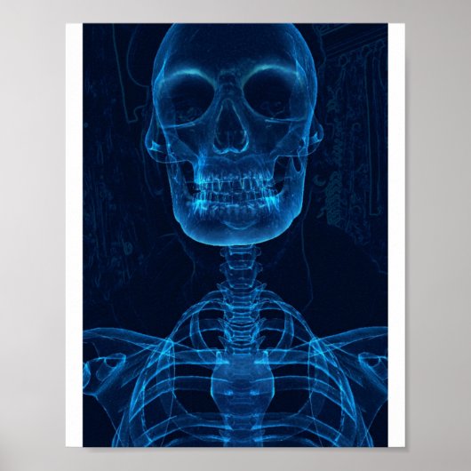 Poster L'homme bleu (Devant)