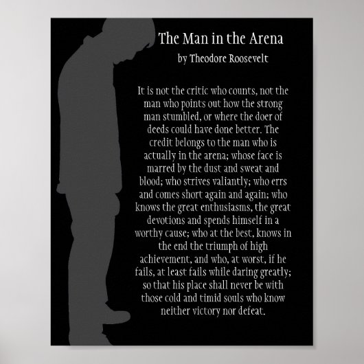 Poster L'homme dans l'arène (Devant)