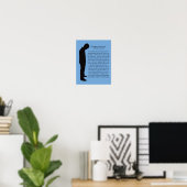 Poster L'homme dans l'arène 11 X 14 (Bureau à domicile)