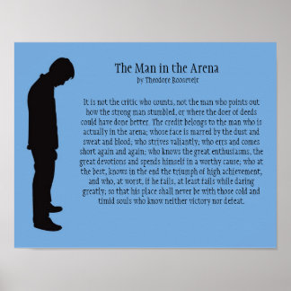 Poster L'homme dans l'arène 14" X 11"