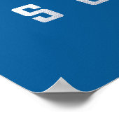 Poster L'homme de l'acier en vol (Coin)