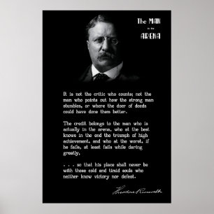 Poster L'HOMME de Roosevelt dans l'ARENA Discours 2
