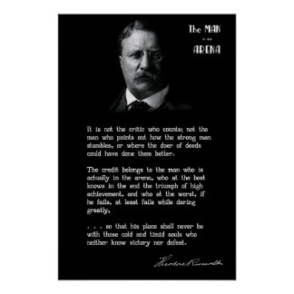 Poster L'HOMME de Roosevelt dans l'ARENA Discours 2