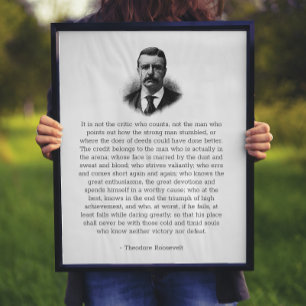 Poster L'homme de Roosevelt dans l'arène