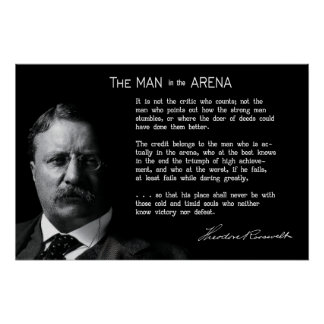 Poster L'HOMME de Roosevelt dans le discours de l'ARENA