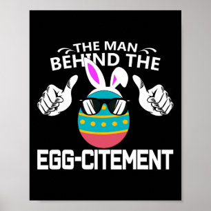 Poster L'Homme Derrière La Grossesse De Pâques Egg-citeme