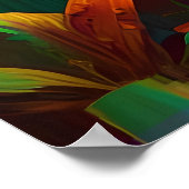 Poster L'homme des oiseaux Imaginaire de Ken Gage (Coin)