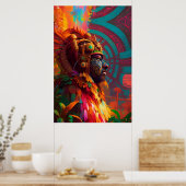 Poster L'homme des oiseaux Imaginaire de Ken Gage (Cuisine)