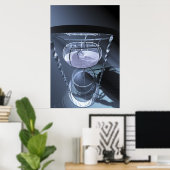 Poster L'homme est à court de temps (Bureau à domicile)