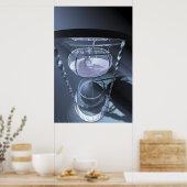 Poster L'homme est à court de temps (Cuisine)