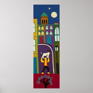 Poster L'homme et sien poursuivent chaque jour dans la