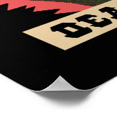 Poster "L'homme le plus meurtrier vivant" a restauré le P (Coin)