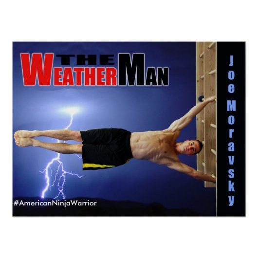 Poster L'homme météo (Devant)