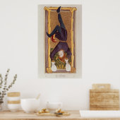 Poster L'homme pendu, carte tarot, français (Cuisine)