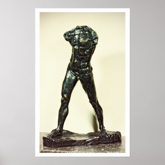 Poster L'homme qui marche, 1877 (bronze) (Devant)
