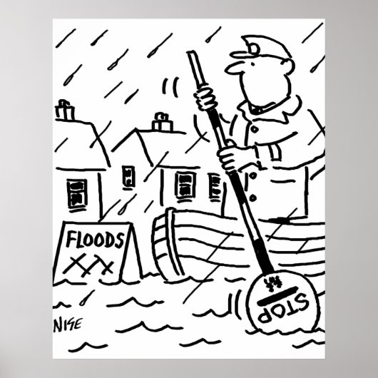Poster L'homme sucette fait avancer un bateau à rames dan (Devant)