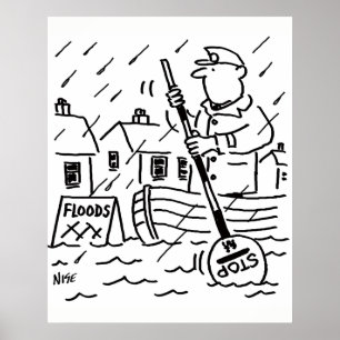 Poster L'homme sucette fait avancer un bateau à rames dan