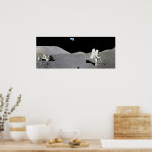 Poster L'homme sur la Lune (Cuisine)
