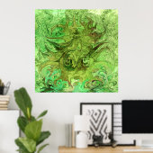 Poster L'Homme Vert...... (Bureau à domicile)