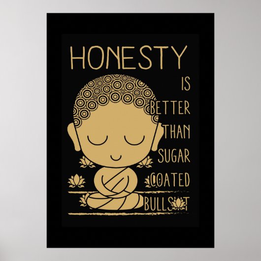 Poster L'honnêteté de Bouddha est meilleure (Devant)