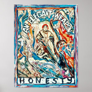 Poster L'honnêteté, une arme élégante pour les temps civi