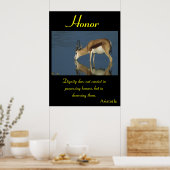 Poster L'honneur brille dans la beauté sauvage de la natu (Cuisine)