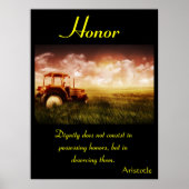 Poster L'Honneur prédomine dans une grande tranquillité d (Devant)