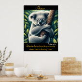 Poster L'honneur repose dans l'élégance de la nature (Cuisine)